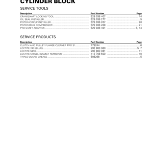 PWC MY21 Cylinder block (Spark) RTX21 903PWC 002 en Manual