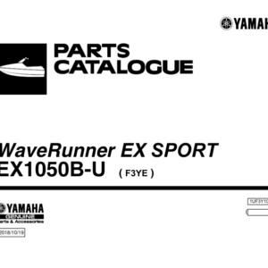 U (EX SPORT) Parts Catalogue '19 Manual