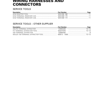 SSV MY20 Wiring Harness and Connectors (Maverick suppl.) 219101007 014 en Manual