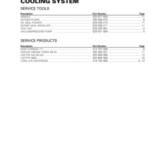 Cooling System Manual