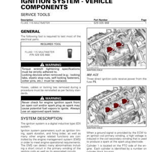 Roadster 2019 Ignition System Vehicle Components Ryker Shop 219100957 020 Manual