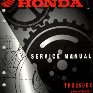 2005]Honda TRX250ex Repair Manual