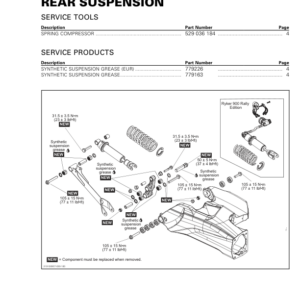 Roadster 2019 Rear Suspension Ryker Shop 219100957 030 Manual