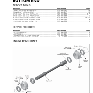 ATV Bottom end (Renegade, Renegade X mr) Shop vmr2016 421 Manual