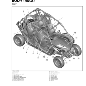 SSV Body (MAX) (MAVERICK XDS) Shop 03a9KYAAY SM91Y014S09 tmr2015 054 Manual