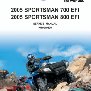 2005 Polaris Sportsman 700 EFI & 800 EFI Manual