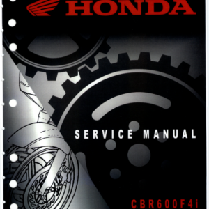 Honda CBR 600F4i '01 '03 Manual