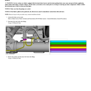 Rear Brake Inner Flexible Hose G2223119 Manual