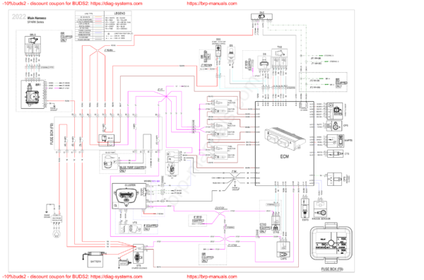 2022 Wiring Diagram All Models 219101094 Manual