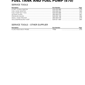 ATV Fuel Tank and Fuel Pump (OUTLANDER L) Shop vmr2016 047 en Manual