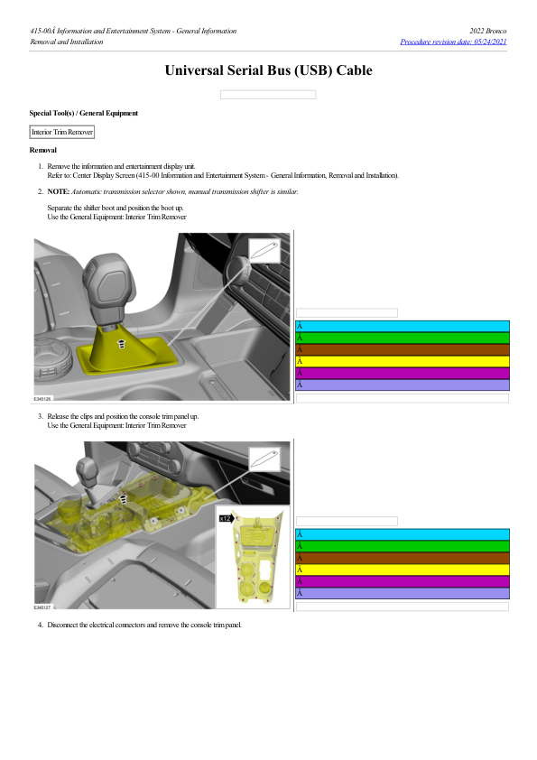 Universal Serial Bus (USB) Cable G2199076 Manual