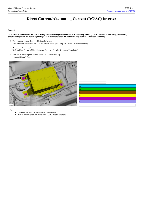 Direct Current Alternating Current (DC AC) Inverter G2226380 Manual