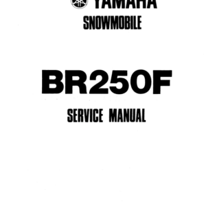 Yamaha BR250 Bravo Snowmobile Manual