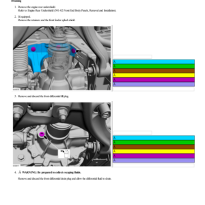 Differential Draining and Filling G2222604 Manual