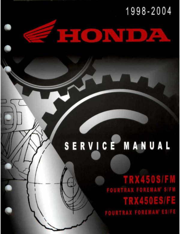 2004]Honda Trx450 Foreman Repair Manual