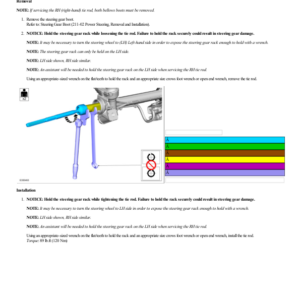 Tie Rod G2225644 Manual