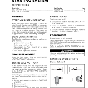 ATV MY18 Starting System 219100885 040 Manual