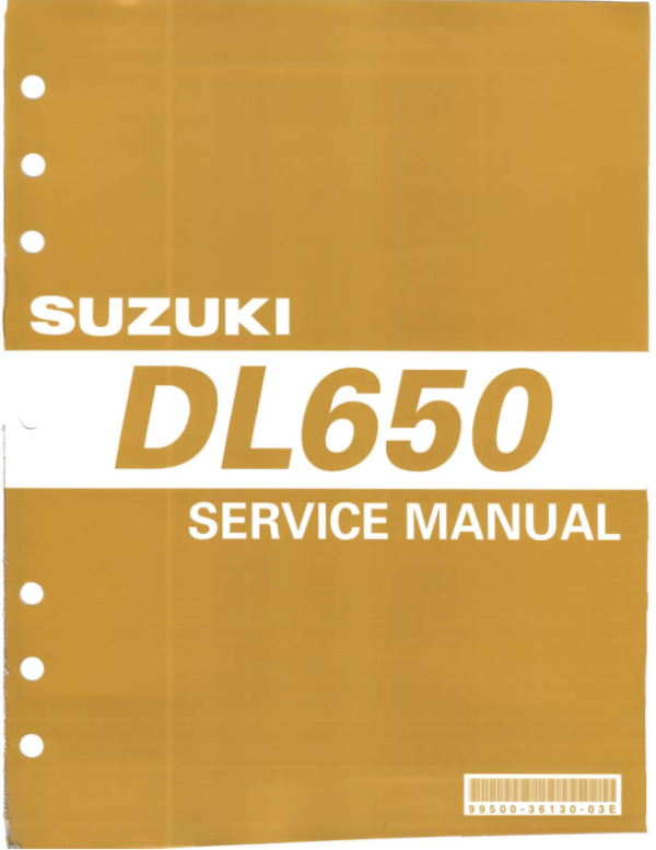 Suzuki DL650K4 Manual