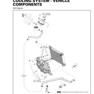 ATV 2019 Cooling System Vehicle Components Outlander Shop Supp 219100951 009 Manual