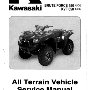 2004-2009 brute force 650 4x4 KVF650 4x4 Manual