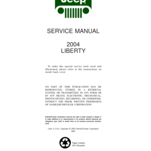 2004 Liberty Inc Manual