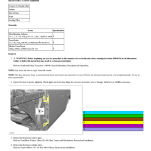 Front Door Skin Panel G2230200 Manual