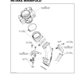 ATV 2015 OUTLANDER L (Intake Manifold 450) Shop 04cE94AAE SM51Y015S01 vmr2015 018 Manual