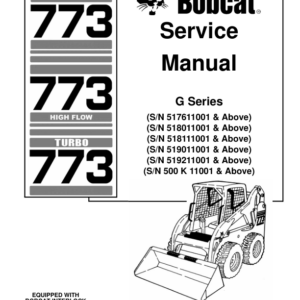 Bobcat 773 Repair Manual