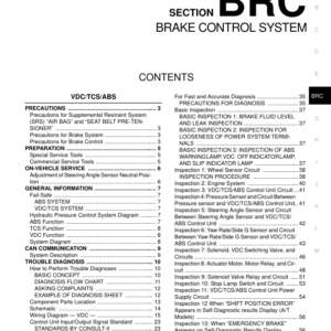 BRAKE CONTROL SYSTEM Manual