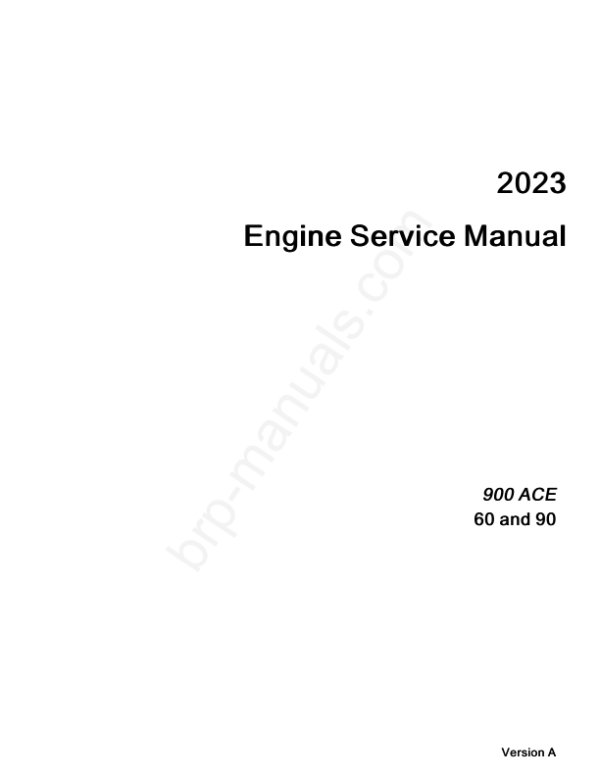 2023 Engine 900 ACE 60 90 v.A Manual