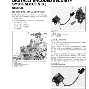 ROAD Digitally Encoded Security System (DESS) Shop 219100955 015 Manual