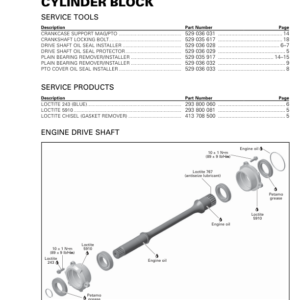 ATV 2020 Cylinder Block Repair RTXMY20 850ATV 008 Manual