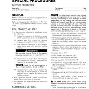 SSV 2019 Special Procedures Maverick Shop Supp 219100971 009 Manual