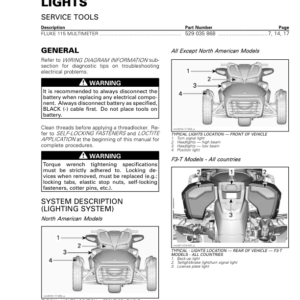 ROAD 2017 F3 Lights rmr2017 010 Manual