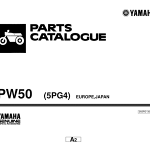 Yamaha pw50 parts catalogue Manual