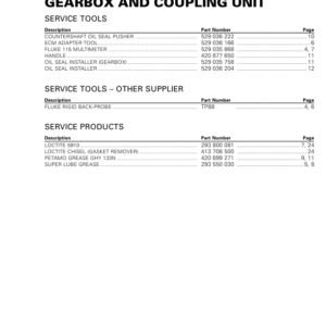 ATV MY18 Gearbox and Coupling Unit 219100885 028 Manual