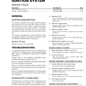 ATV Ignition System (Outlander) Shop supplement vmr2016 134 Manual