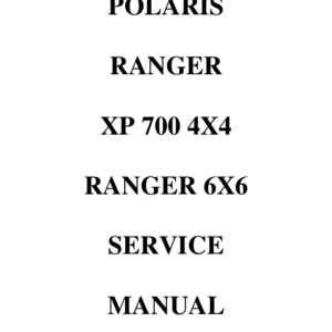 ranger xp 700 4x4 Manual