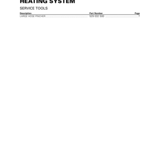 SSV Heating System (Defender) Shop tmr2016 151 Manual