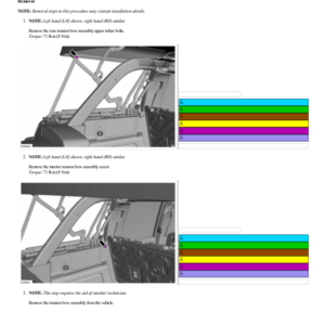 Soft Top Tension Bow Assembly G2238313 Manual