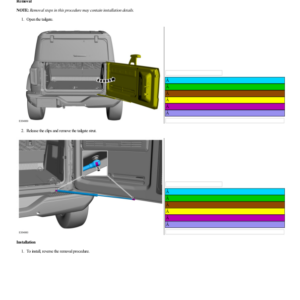 Tailgate Strut G2237355 Manual