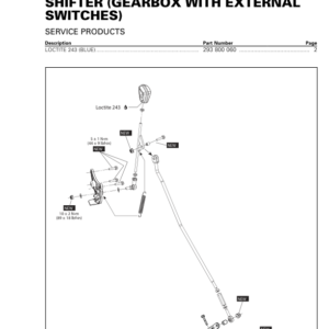 ATV 2020 Shifter with External Switches Shop Supp vmr2020 004 Manual