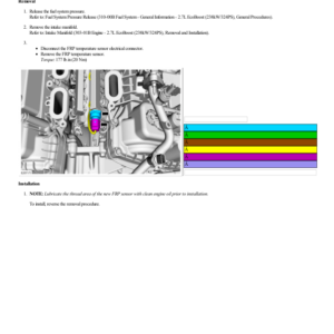 Fuel Rail Pressure and Temperature Sensor G2193583 Manual