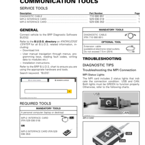 ATV 2019 Communication Tools Outlander Shop Supp 219100951 013 Manual