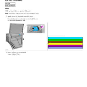 Rear Door Trim Panel G2217659 Manual