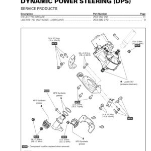 ATV 2020 Dynamic Power Steering Shop Supp vmr2020 017 Manual