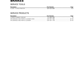 SSV 2017 Brakes (Traxter T) Shop tmr2017 312 Manual