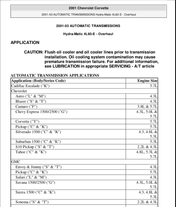 AUTO TRANSMISSION Manual