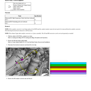 Catalytic Converter RH G2222298 Manual