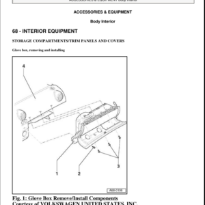 BODY INTERIOR AIRBAGS Manual